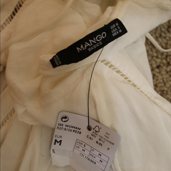 New with tags mango white layered cami tank top - Picture 6 of 8